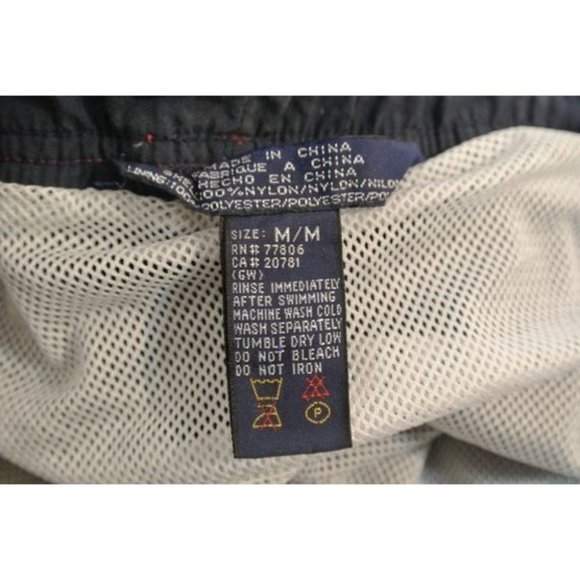 Tommy Hilfiger Vintage Swim Trunks Medium Mens - Picture 9 of 10